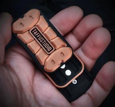 Hot Novelty Exquisite 8 Segments 3D EDC Fidget Toy Plastic Push Haptic Slider