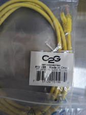 LOT OF 45 C2G 7FT CAT5E SNAGLESS YELLOW