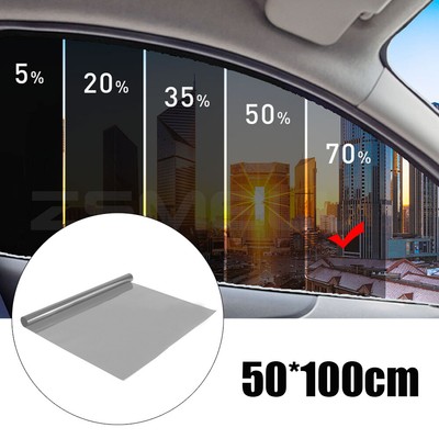 Mkbrother Car Window Tint Film Roll - 20" X 20' Ft, 50% VLT, UV & Heat Blocking, Scratch Resistant