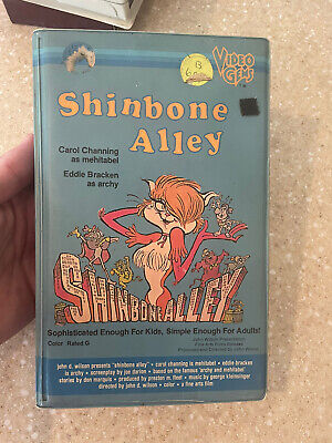 Shinbone Alley 1981 Video Gems Betamax NOT VHS Very Rare Tape 80s Carol Channing | eBay Shinbone Alley 1981 Video Gems Betamax NOT VHS Very Rare Tape 80s Carol Channing | eBay