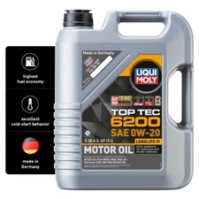 LIQUI MOLY Top Tec 6200 SAE 0W-20 | 5 L | SKU:20238 (Pack of 2)