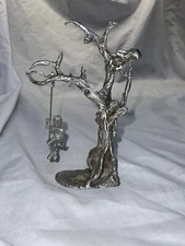 Rawcliffe Pewter Tree With Swinging Girl