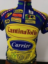 maglia ciclismo  originale vintage team CANTINA TOLLO F.MOSER BIEMME FIR TG S