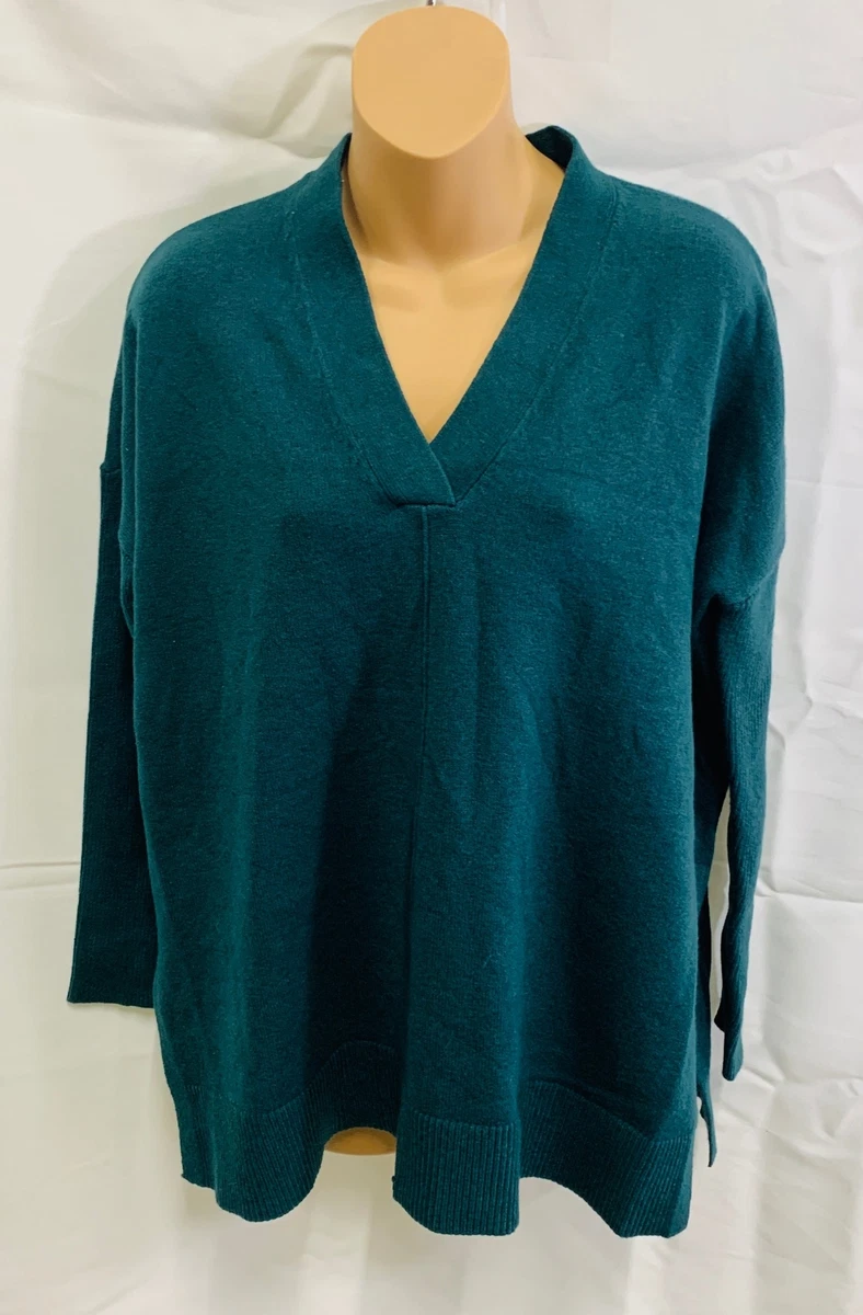 Ann taylor green sweater sales