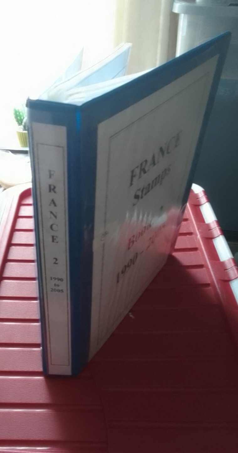 France 1990/2005 empty Stamp Album All Pages In ring Binder, In Poly