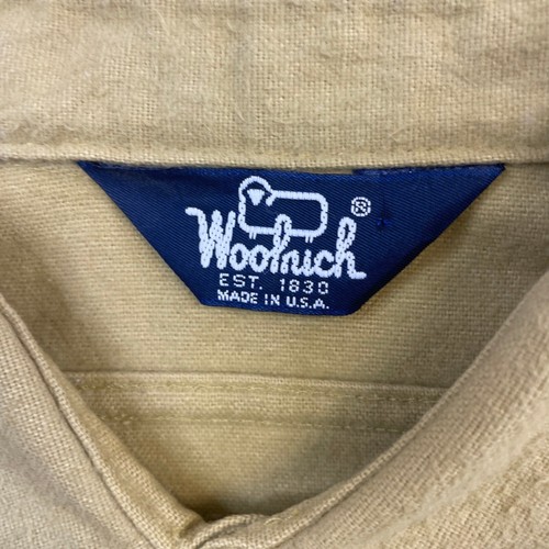 Vintage Woolrich Button Up Shirt Size XL Yellow - Bild 3 von 10