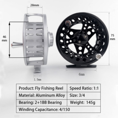 Fly Fishing Reel Aluminum Alloy 3/4 5/6 7/8 Speed Ratio1:1 Left Right Handle | eBay Fly Fishing Reel Aluminum Alloy 3/4 5/6 7/8 Speed Ratio1:1 Left Right Handle | eBay