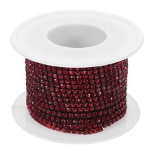 1 Roll 2mm Rhinestone Chain for Jewelry Making - 10 Yard Claw Rhinestone Bead