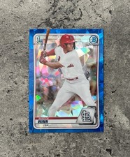 2020 Bowman Chrome Draft Sapphire Masyn Winn #BD-59 Bowman 1st Cardinals 