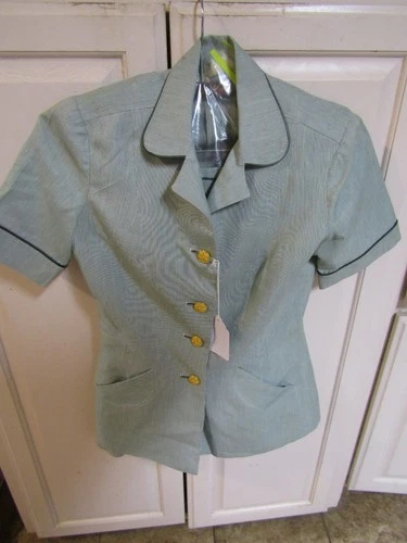 VINTAGE MILITARY SHIRT, SKIRT & 2 HATS WOMANS VIETNAM ERA DATED 1972 AND 73 #7