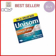 Unisom SleepTabs, Nighttime Sleep-aid, Doxylamine Succinate, 80 Tablets