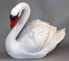 Swan Urn Human Ashes Statue White Bird Memorial Unique Cremation Funeral Casket