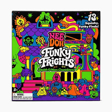 NeeDoh Funky Frights Squish-O-Ween Halloween Advent Calendar 13 Toys, Multicolor