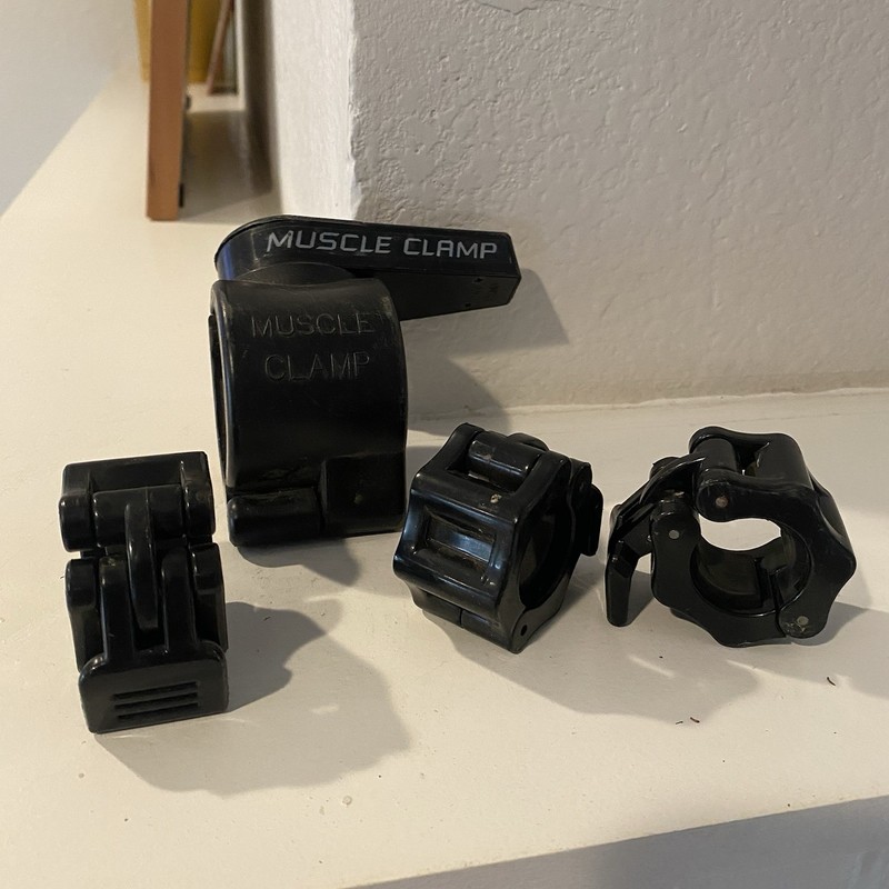 Muscle Clamp Dumbbell & Barbell clamps set Of 4 