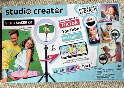 Studio Creator Video Maker Kit   Mobile selfie LED light.  Brand New!! Sealed