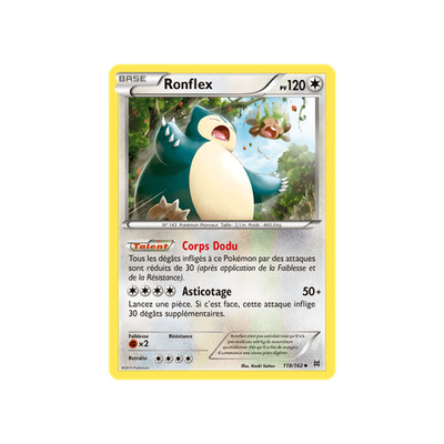 Pokemon TCG 118/164 Ronflex Uncommon Impuls TURBO XY BKT