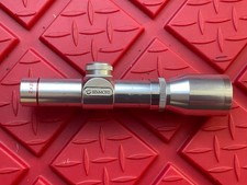 USED Simmons 2x20 Gloss Polished Silver Pistol Scope Duplex Reticle Model 1081