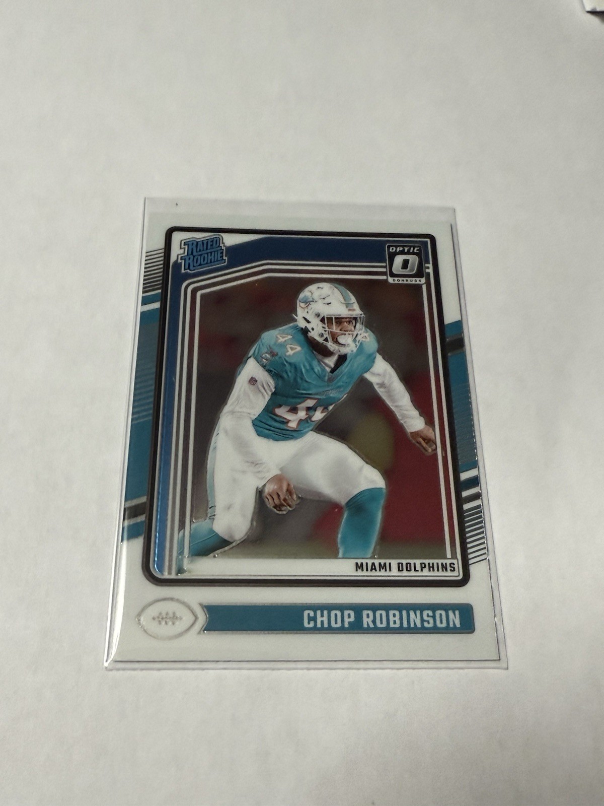 2024 Panini Donruss Optic - Rated Rookie Chop Robinson #219 (RC)