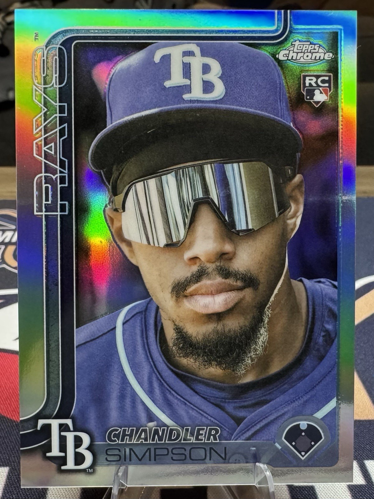 2025 Topps Chrome Update- #USC179 Chandler Simpson (RC) Image Variation -TB Rays