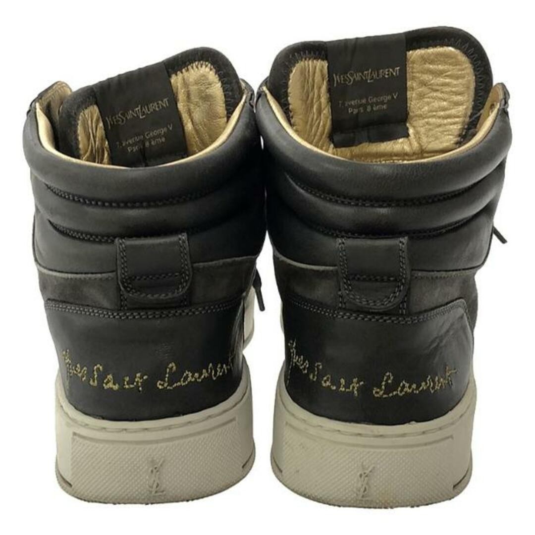 YVES SAINT LAURENT rive gauche | MALIBU HIGH 05 LEATHER TOP SNEAKERS Used KLDR-0 thumbnail 3