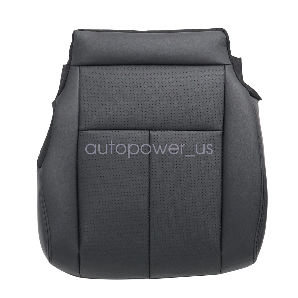 Driver & Passenger Bottom Leather Seat Cover Black For 2015-2023 Nissan Murano - Image 3 of 4