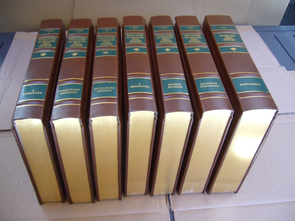 Dictionnaire Littre 4 Volumes pas cher - Meilleures ofes sur le neuf et l'occasion
