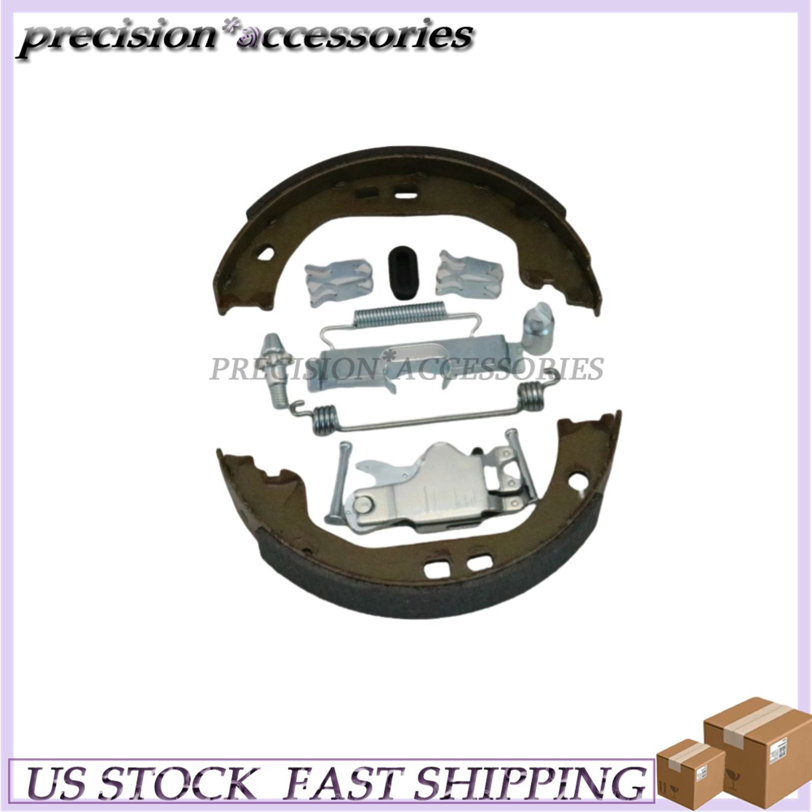 1 Set Parking Brake Shoes & Accessory Fastener Fits Maserati Ghibli Quattroporte