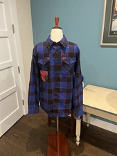 Dixxon Flannel Company The Voorhees Shirt Halloween Friday the 13th Mens Medium