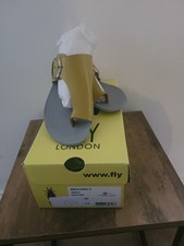 Fly London Mustard Sandels UK Size 3 New In Box