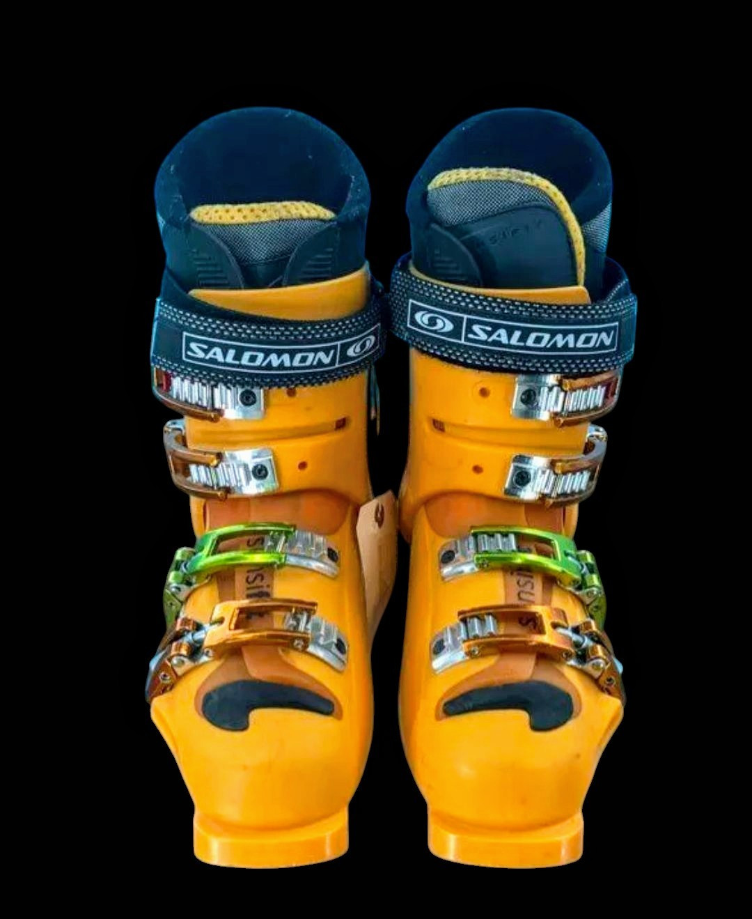 Scarponi da sci donna Salomon X Wave 10.0 Flex 110 misura 295 mm Mondo US arancione