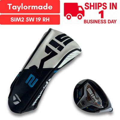TaylorMade SIM2 5W 19 Fairwayholz nur Kopf RH mit Headcover GEBRAUCHT SCHNELL...