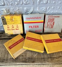 Vintage Quantaray Filter  Lot of 5 Kodachrome 8mm Movie Reels Exposed  NOS 