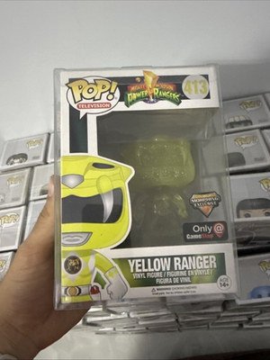 #ad Funko Pop Vinyl Mighty Morphin Power Rangers Yellow Ranger #413 GameStop Exclu… $20.00