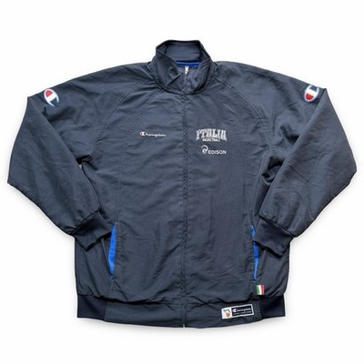 Champion Vintage Italia Trainingsjacke Dunkelblau Size M