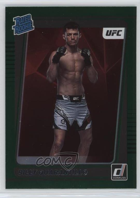 2022 Donruss UFC Rated Rookie Green Flood Billy Quarantillo #201 02l5