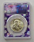 1960-D PCGS MS63 Trader Bea Franklin 90% Silver Half Dollar Coin