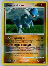 Rampardos - 33/123 - Mysterious Treasures - Rare Reverse Holo - Damaged on eBay