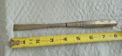 Vintage ALL STEEL 1/2" BONE Chisel, Including Handle.