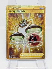 gold energy switch pokemon card Amazon.com: Energy Switch 212/195- Silver Tempest - Full Art