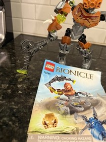 LEGO BIONICLE: Pohatu-Master of Stone (70785)--90% Complete with Manual!