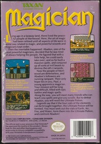 Magician (NES, 1990) CIB Box Manual Tested Taxan Nintendo RPG REV-A Copy