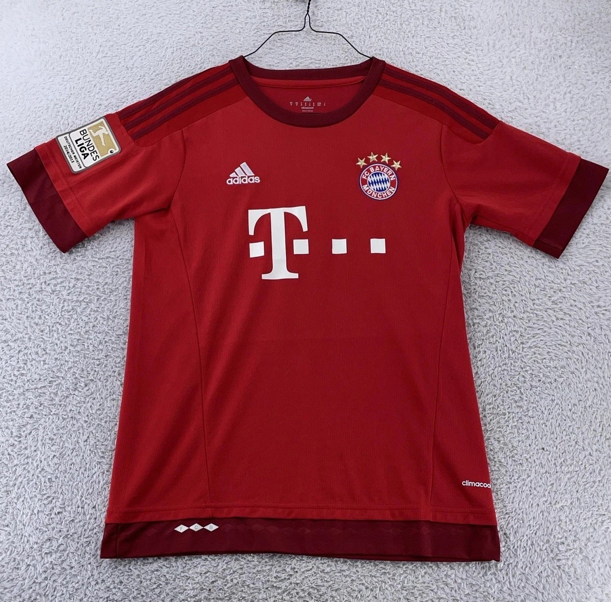 Bayern Munich Adidas Climacool Jersey Mens Medium Red Soccer