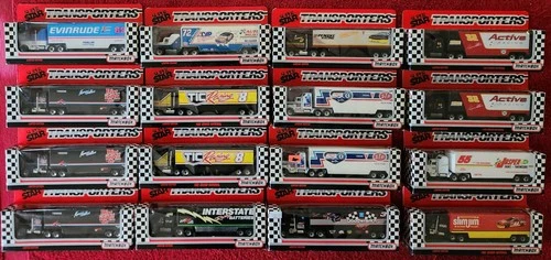Matchbox Transporters NASCAR Assortment of 16 Vintage Semi Trucks Free Shipping!