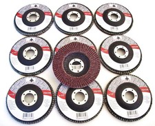 10 pcs 4-1/2" Aluminum Oxide Abrasive Flap Disc 36 Grit ~ FD41236