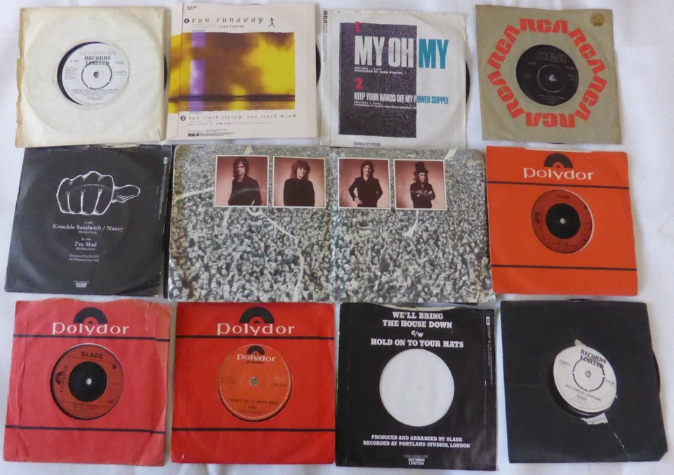 Lot: 11 X 7"  SLADE VINYL- Run Runaway/My Oh My/Lock Up Your Daughters/Ruby Red. - Image 2 of 4