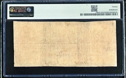 1830's Kaskaskia, Illinois - Bank of Cairo $5 Note -PMG 20 - Very Fine - Image 2 of 4