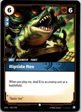 Riptide Rex 092/298 Riftbound Organized Play Promotional Cards Riftbound Foil NM — live eBay listing