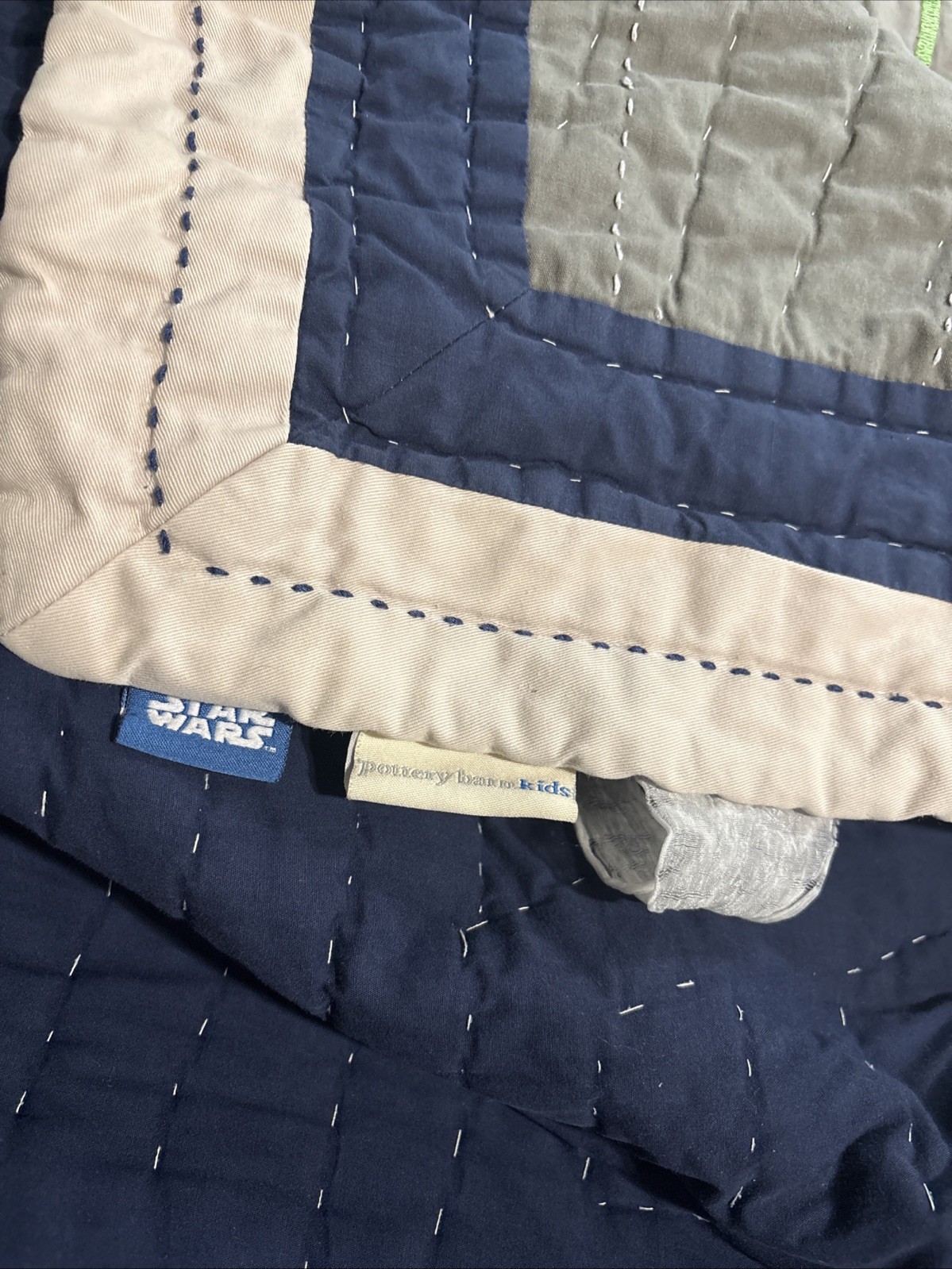 Pottery Barn Kids Star Wars Quilt Bedding 88 x 88” Full/Queen Size, X Wing