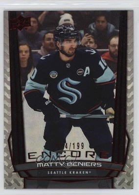 2025-26 Upper Deck Series 1 Encore Red 14/199 Matty Beniers #E-48 7hg