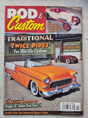 Rod & Custom Magazine October 2012. Traditional twice pipes JM1142